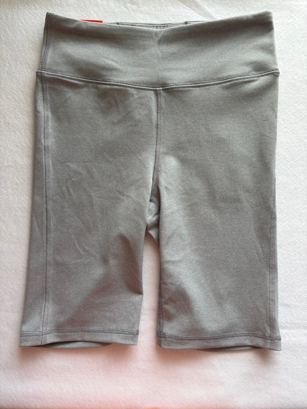 NWT J. Crew Weekend High-Rise Biker Shorts Signature Flex XS Grey